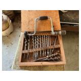 Yankee No. 2100 wood brace and wood boring bits