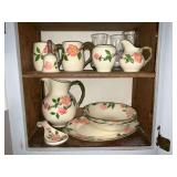 Desert Rose Franciscan dishes