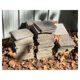 Textured marble squares