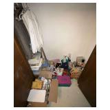 Craft supplies, fabric, thread, patterns, stamping supplies