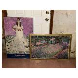 Monet and Klimt metal framed prints
