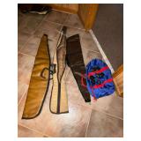 3 soft-sided gun cases