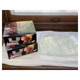 Pair of Studio Nova footed desserts