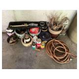 Assortment of garden supplies
