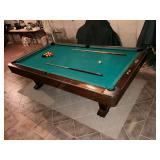 Brunswick slate top pool table