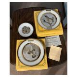 Chokin plates, one with COA