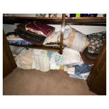 Bed linens, sheets, pillows, electric blanket