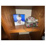 2 Hand painted lighted glass blocks