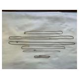 Assortment of chains marked 925, box chain with some damage