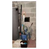 Assorted cleaning supplies