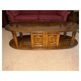 Matching coffee table and pair of end tables