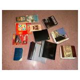 Assortment of textbooks