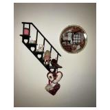 Metal thread holder, shelf, thimbles, etc.