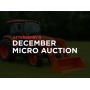 December Micro Auction — Now Accepting Consignments