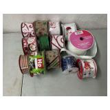 Wired decorative Christmas ribbon