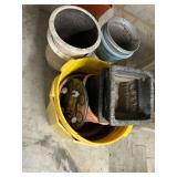 Assorted flower pots, up to 24" W