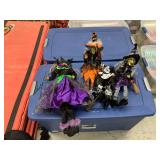 4 decorative witches