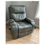 Ultra Cozy power recliner with Comfort Zone positioning, leather