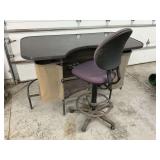 Deck bar table, 60" W x 30" D x 38" T