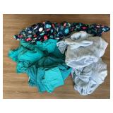 Bed linens, fleece sheets and throw, cotton sheets, pillow cases etc.,