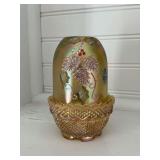 Fenton hand painted fairy light, sticker, 4 1/2" T.