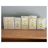 5 Precious Moments Events Figurines in original boxes