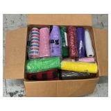 Rolls of decorative mesh, new in package