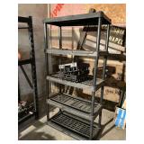 Plastic rack and plastic trays