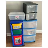 Sterilite, Homz and Handi Drawers storage drawers and containers