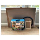 Puzzle board 35" x 26", lazy susan