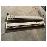 2 electric baseboard heaters, 120 volt, 59" L