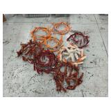 Fall and Halloween wreath forms