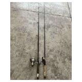 Abu Garcia open face reel with 6