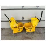 2 Carlise mop buckets