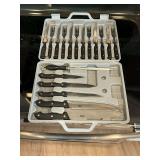 National Wild Turkey Federation knife set in case