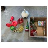 Hummingbird feeders and bird houses