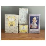 4 Precious Moments figurines in original boxes