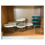 Pampered Chef and Anchor Hocking covered dishes