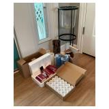 Vases, battery operated candles, NIB