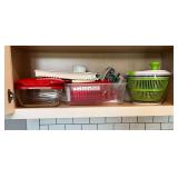 Pampered Chef mandolin, Cuisinart salad spinner