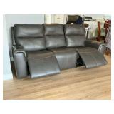 Leather electric reclining sofa, some scratches