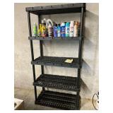 Plastic 5-tier shelf