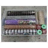 Tote of mesh, assorted patterns