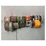 Fall wired decorative ribbon