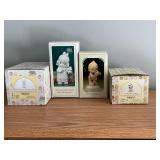 4 Precious Moments figurines in original boxes