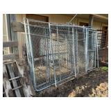 Chain link dog pen