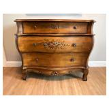 Stenciled 3-drawer chest