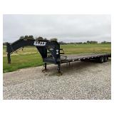 2011 Elite gooseneck trailer, 30