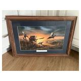 Framed and matted Terry Redlin print