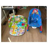 Fisher Price play mat and bouncy chair